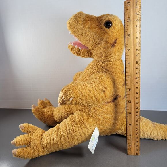 Vintage Build-A-Bear T-Rex Dinosaur Plush 17" Brown Stuffed Animal Toy - Picture 7 of 16
